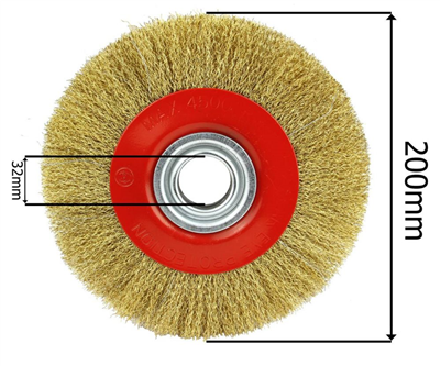 Kotouč drátěný pro stolní brusku 32x200mm MAR-POL