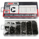 MAR-POL M66483 Segerový pojistný kroužek (E-KLIP), sada 300ks MAR-POL