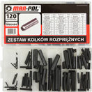 MAR-POL M66484 Pružný kolík, sada 120ks MAR-POL