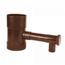 BRADAS BR-IBCLZ1-100-BR Sběrač dešťové vody s ventilem 100mm, hnědý