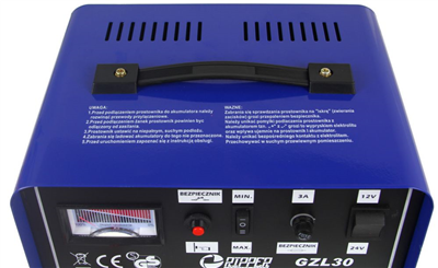 Nabíječka autobaterií 12/24V GZL-30 RIPPER