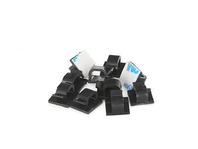 Organizér/kabelová spona 14x14mm, sada 10ks KELTIN