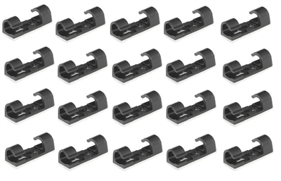 Organizér/kabelová spona 30x10mm, sada 20ks KELTIN