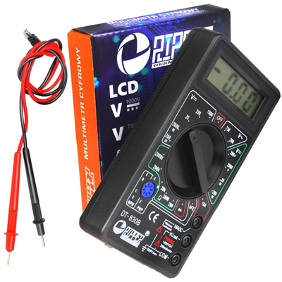 Digitální LCD multimetr 10A RIPPER