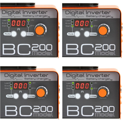 Digitální invertorová nabíječka baterií 12/24V BC-200 BJC