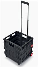 PROSPERPLAST KCT4040 Přepravní skládací box, nákupní vozík na kolečkách Cart T KISTENBERG