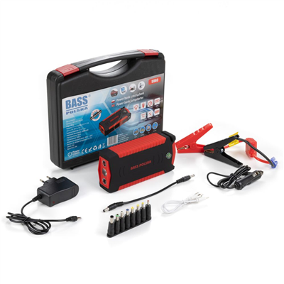 Powerbanka 19000mAh, 500-1000A  s funkcí startu a světlem BASS