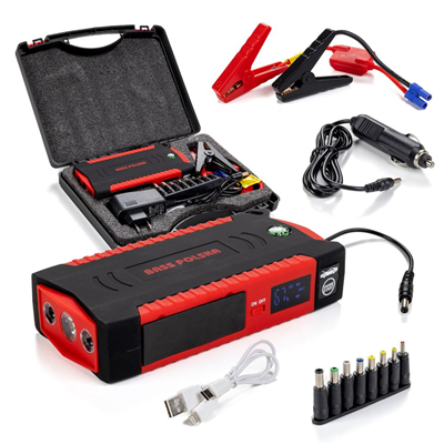 Powerbanka 19000mAh, 500-1000A  s funkcí startu a světlem BASS