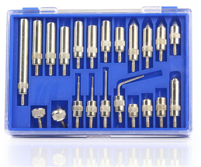 Úchylkoměr 0-10/0,01mm s magnetickým stativem a vyměnitelnými koncovkami MAR-POL