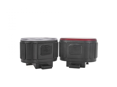 Osvětlení jízdního kola, sada přední 350mAh, zadní 230mAh KELTIN