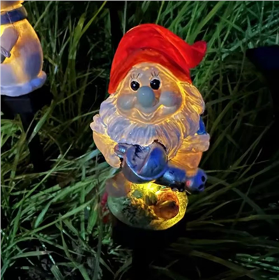 LED solární dekorativní zahradní osvětlení TRPASLÍK s konví