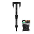 BRADAS BR-ATS1705B Plastový kotvící kolík na agrotextílie 17cm, trojzubec, 20ks ATS1705B BRADAS