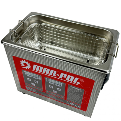 Ultrazvuková čistička 120 W, 3,2 l, nerez - MAR-POL