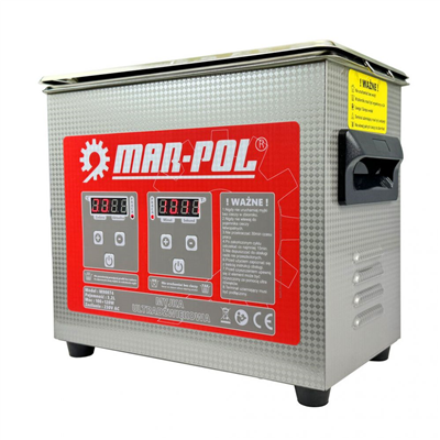 Ultrazvuková čistička 120 W, 3,2 l, nerez - MAR-POL