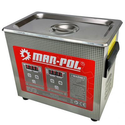 Ultrazvuková čistička 120 W, 3,2 l, nerez - MAR-POL