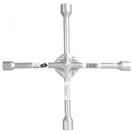 MAR-POL M57010A Křížový klíč na kolové matice 14" (17, 19, 21, 24mm), zesílený MAR-POL