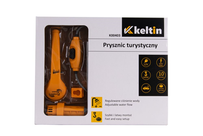 Turistická sprcha 12V KELTIN