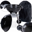 GEKO G80512 Gril na dřevěné uhlí, rošt o41cm, s víkem a obalem GEKO