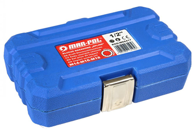 Hlavice rázové zástrčné 1/2" XZN(spline) M14, M16, M18, sada 6ks MAR-POL