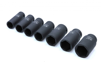Hlavice nástrčná rázová, sada 16 ks, 1/2“, 10-32 mm BJC