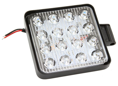 LED prostorové světlo 12/24V, 16xLED, čtvercové MAR-POL