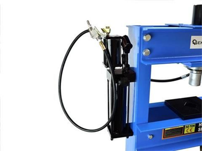 Hydraulicko-pneumatický dílenský lis 30t s manometrem GEKO