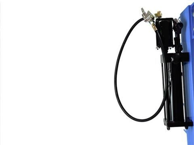 Hydraulicko-pneumatický dílenský lis 30t s manometrem GEKO