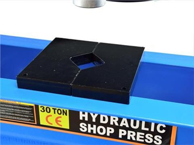 Hydraulicko-pneumatický dílenský lis 30t s manometrem GEKO