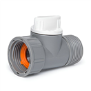 BRADAS BR-WL-2232 WHITE LINE konektor na kohoutek s vnitřním, vnějším závitem 3/4" a ventilem