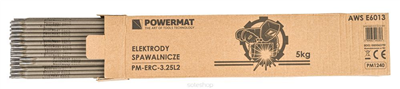 Elektrody rutilové 3,25mm, 350mm, 5kg POWERMAT