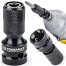 POWERMAT PM-ASHU-05025T Adaptér z 1/2" čtyřhran na 1/4" HEX pro rázové utahováky POWERMAT
