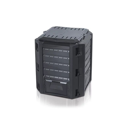 Plastový kompostér 380l COMPOGREEN, černý