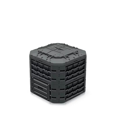 Plastový kompostér 650l, černý COMPOGREEN VARIO