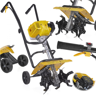 Kultivátor benzínový, 37cm, 2.6kW GEKO