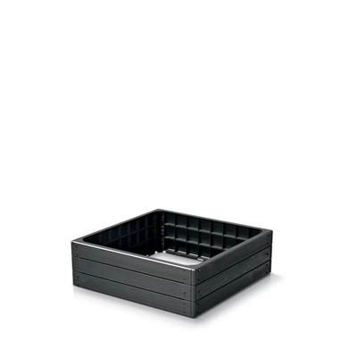 Vyvýšený záhon 756x250mm, antracit BASE WOODY