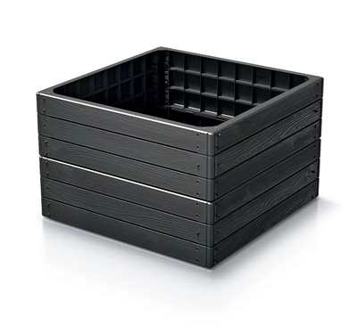 Vyvýšený záhon 756x250mm, antracit BASE WOODY