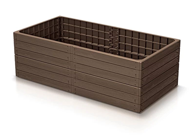 Vyvýšený záhon 1492x756x250mm, antracit BASE WOODY