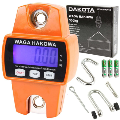 ??Elektronická závěsná váha 300kg DAKOTA