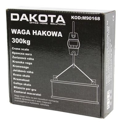 ??Elektronická závěsná váha 300kg DAKOTA