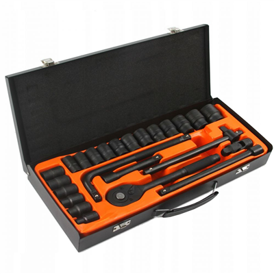 Profesionální Gola sada 1/2" 12-hran, 8-32mm, 24ks BJC