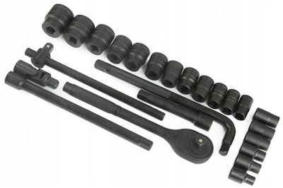 Profesionální Gola sada 1/2" 12-hran, 8-32mm, 24ks BJC
