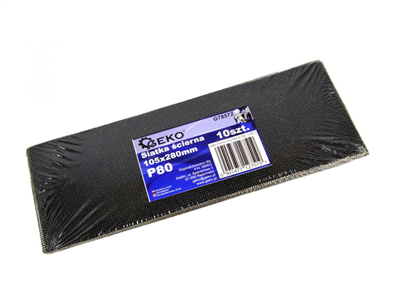 Brusná mřížka 10ks, 280x105mm, P80  GEKO