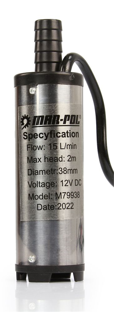 Mini čerpadlo na naftu 12V, 15l/min, 38mm MAR-POL