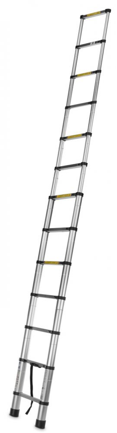 Teleskopický žebřík 3,8m, 150kg, hliníkový GEKO