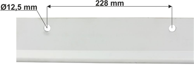 Stahovací lišta 2m/12.5cm pro benzínovou vibrační jednotku RIPPER