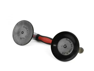 Přísavka na sklo a obklady, hliníková 2x125mm TVARDY