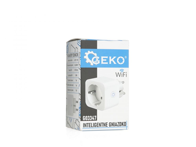 WiFi zásuvka 16A s měřením spotřeby GEKO