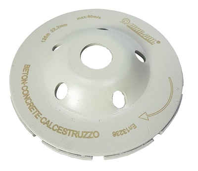 Brusný diamantový kotouč na beton 125 mm double row MAR-POL