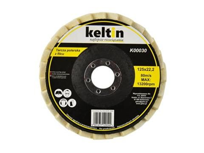 Kotouč lamelový leštící filc 125x22,2mm KELTIN