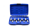 GEKO G13565 Sada nástrčných hlavic a bitů TORX 1/2", 19ks GEKO